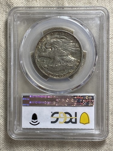 1921 ALABAMA COMMEMORATIVE Half Dollar PCGS XF45 Gold Shield Classic Commem - Picture 2 of 8