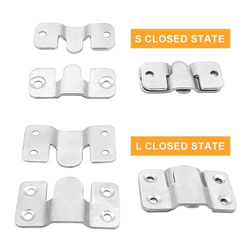 20pcs Art Gallery Painting Interlocking Hook Photo Frame Z Clips Stainless Steel - Picture 7 of 12