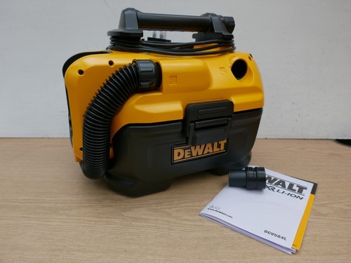 DEWALT DCV584L XR 18V 54V & 240V WET & DRY L CLASS VACUUM DUST EXTRACTOR  - Picture 1 of 2