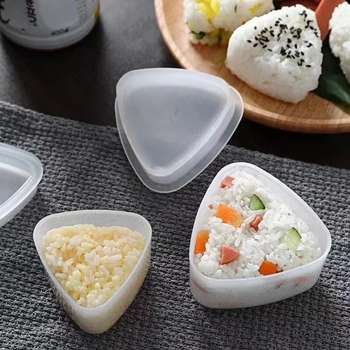 Kitchen Sushi Mould - Triangle Onigiri Rice Ball Maker & Bento Tool - Foto 3 di 10