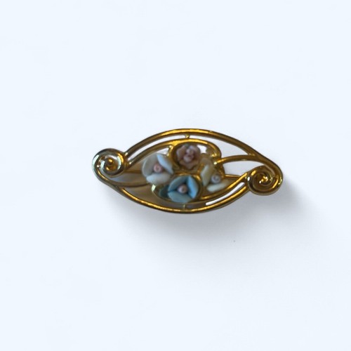 Vintage Retro Brooch Lot 15 pc Estate Jewelry Floral Cameo Grapes & More - Picture 11 of 18