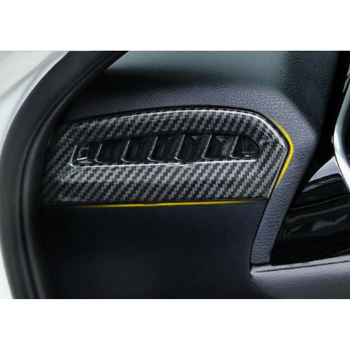 For Toyota Camry 2018-2024 2x Carbon Fiber Look Side Air Vent Outlet Decor Trim - Foto 8 di 11