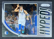 2019-20 Panini Prizm Luka Doncic Hyped Insert #6 NBA Mavericks Basketball Card 