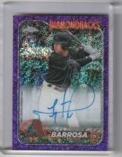 2024 TOPPS CHROME RAJB JORGE BARROSA AUTOGRAPH RC REFRACTOR D-BACKS 104/299 2165