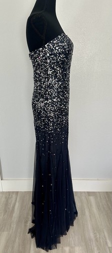 NWT Adrianna Papell Beaded Maxi Gown Dress size 4 - Picture 9 of 12