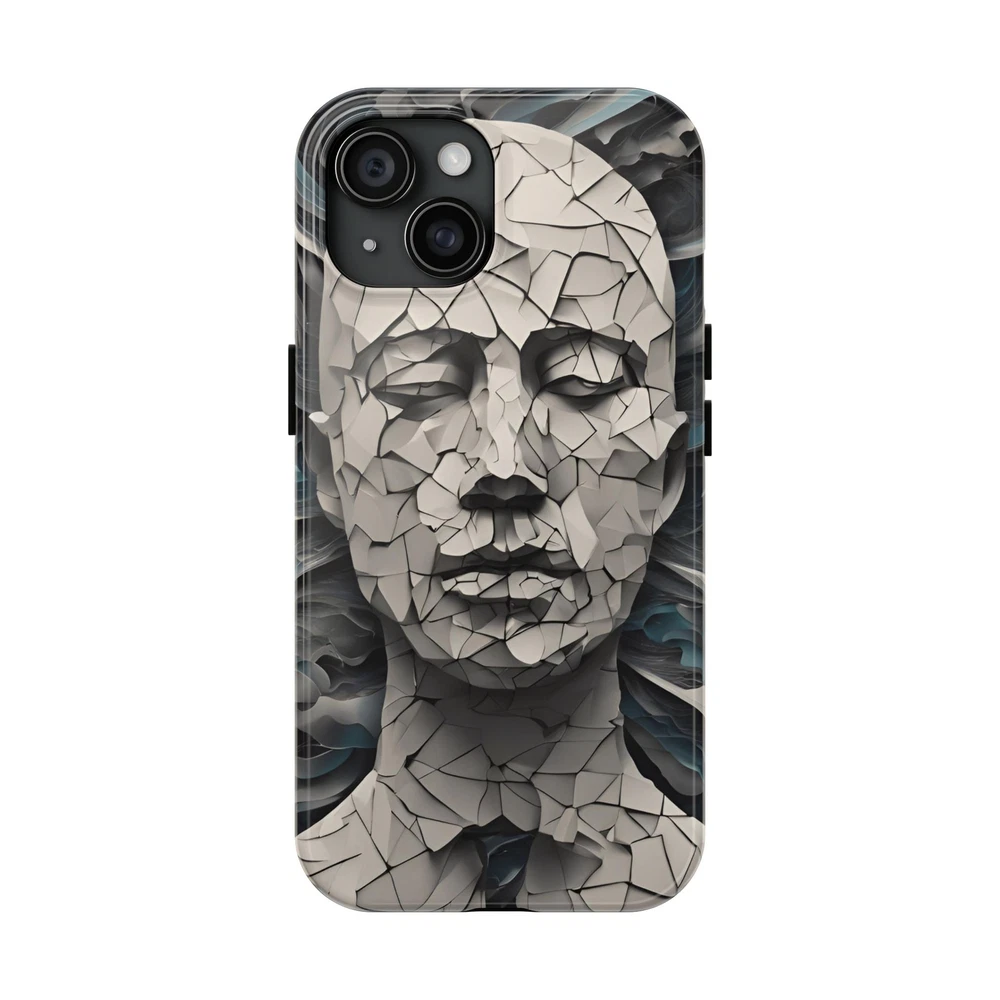 Abstract Art Surreal Man Phone Case Durable for iPhone Samsung