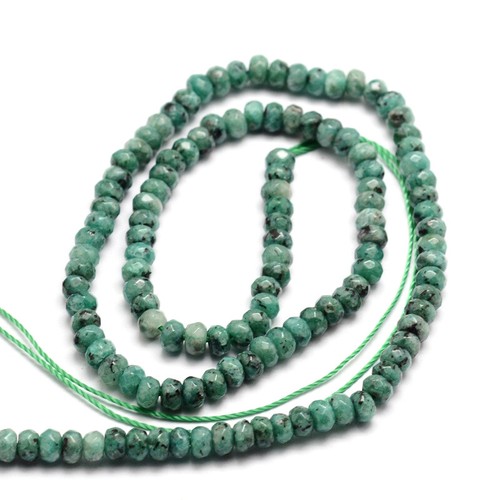 450pcs 4mm Faceted Natural Stone Beads Jade Gemstone Rondelle Round Spacer Bead - Picture 23 of 48