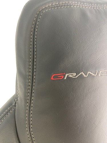 2010-2011 New GM Corvette Grand Sport Passenger Side Black Upper Seat Cover - Picture 3 of 4