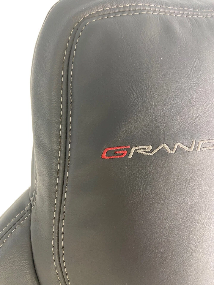 Nueva cubierta de asiento superior negra del lado del pasajero GM Corvette Grand Sport 2010-2011 Foto 3 de 4