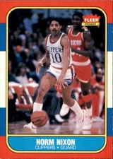 1986-87 Fleer #80 Norm Nixon NM+++ Clippers