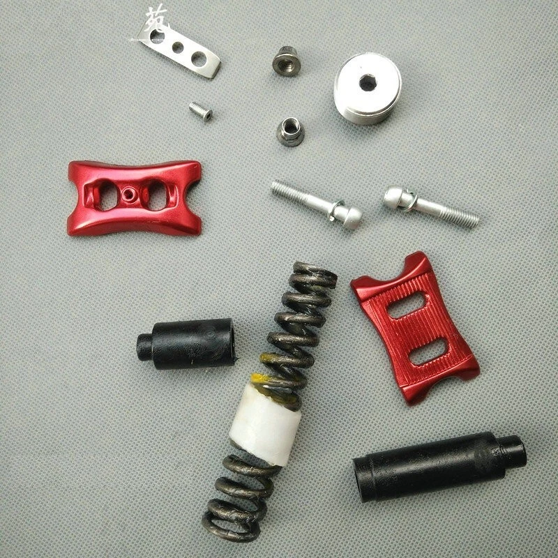 ZOOM Aluminum MTB Bike Seat post Travel 50mm Suspension Seatpost 31.6mm Red - Image 4 of 4