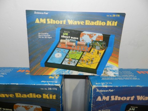 Lot of 2 Science Fair Electronic AM short wave radio kit Radioshack VINTAGE 70's - Picture 5 of 9