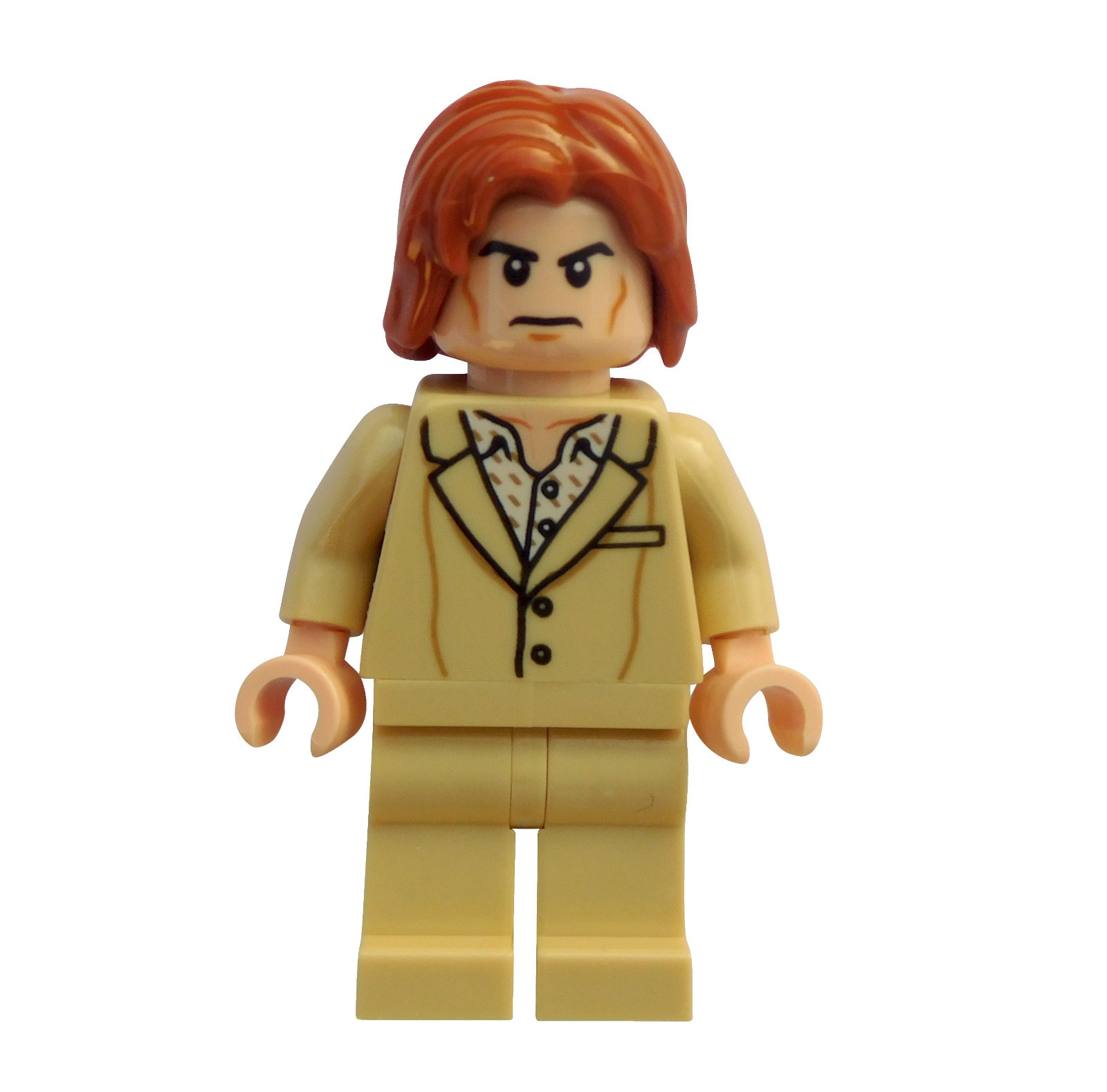 LEGO DC Super Heroes Lex Luthor Minifigure 76046 Mini Fig Tan Suit