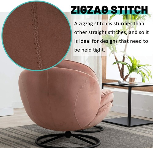 Accent Chair w/ Ottoman Set Modern 360° Swiveling Lounge Chair Living Room Chair - Picture 7 of 107