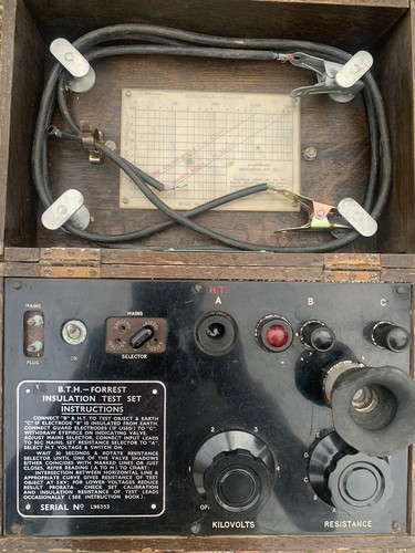THE BRITISH THOMSON-HOUSTON CO LTD B.T.H. FORREST ISOLATION TEST SET - Bild 1 von 6