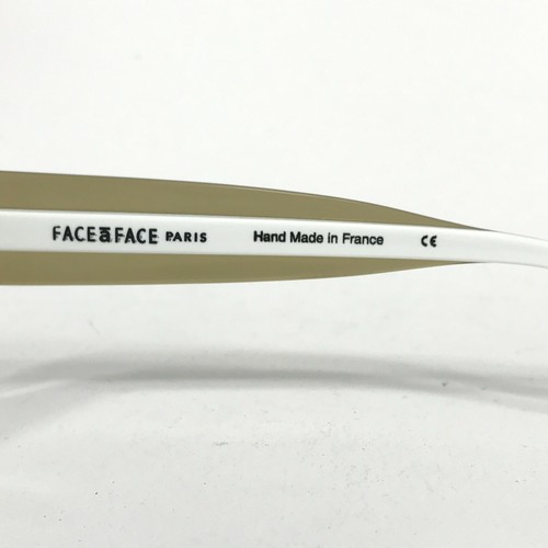 Face a Face Sunglasses LINER 1 COL. 312 Clear Olive Green White Cat Eye Frames - Picture 8 of 12
