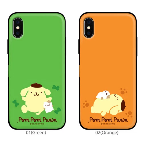 Funda protectora de puerta con tarjeta Pompompurin para iPhone X XS XS Max XR 7/8/SE2/SE3 7/8 Plus Foto 2 de 4