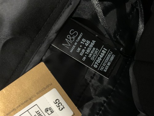Marks & Spencer Kickflare trousers 18 Short NEW black straight slim Per Una - Picture 8 of 10