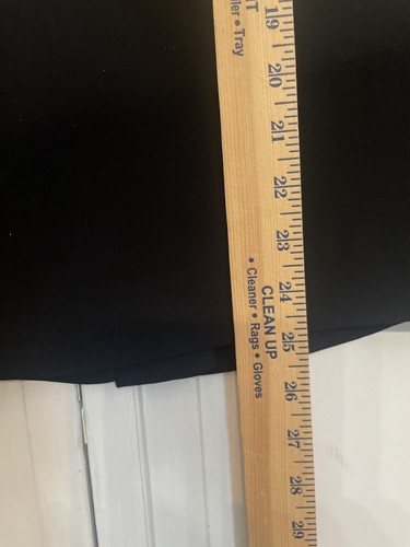 Evan Picone Womens Skirt 10 Pencil Straight Work Casual Black - Picture 4 of 5