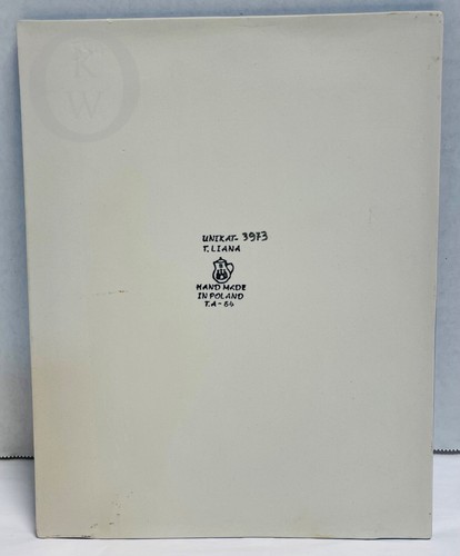 Ceramica polacca UNIKAT - Salumiera/Tagliere * 9,5" x 7,5" * 24256Z S209 - Foto 6 di 6
