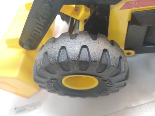 Máquina de construcción excavadora cargadora frontal Tonka 838 de colección - Imagen 9 de 17