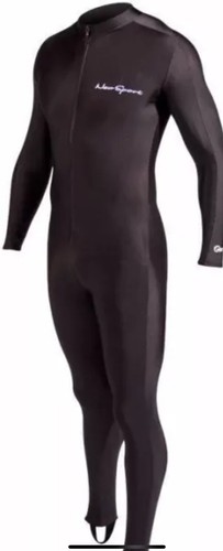 Skins Suit Herren Damen 50+ UV-Schutz von NeoSport - Schwarz - Bild 2 von 6