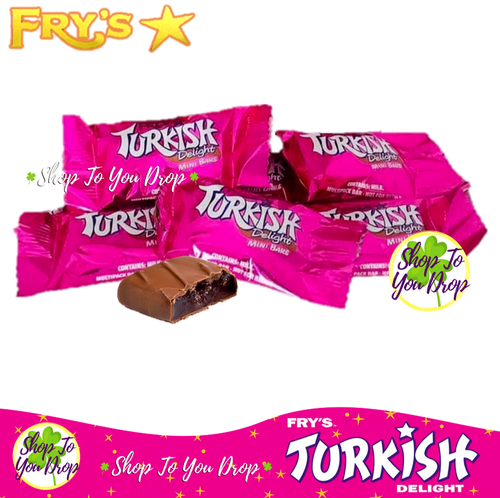 MINI FRYS TURKISH DELIGHT 4 x 105G BAGS Chocolate✨BB 08/25✨CHEAPEST✨ONLY £10.95✨ - Picture 3 of 7