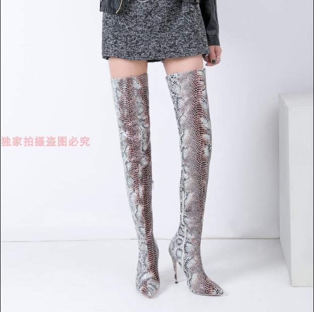Womens Pointed Toe Slim Over Knee Boots Stilettos High Heels Shoes Warm T8 Womens Pointed Toe Slim Over Knee Boots Stilettos High Heels Shoes Warm T8