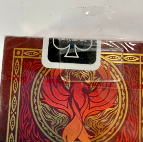 Bicycle Fyrebird Playing Cards Air Cushion Finish Made in USA New Sealed Deck - Picture 6 of 8