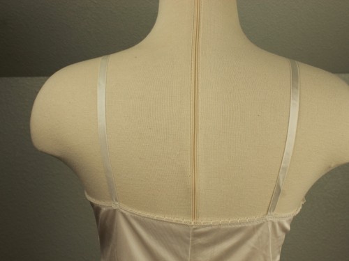 VINTAGE KAYSER NYLON ELFENBEIN SPITZENBESATZ FULL SLIP GRÖSSE 34 TALL - Bild 7 von 11