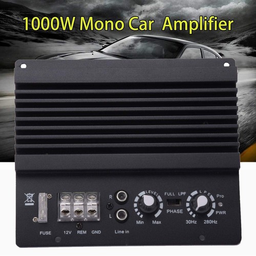 YaeCCC 1000W 12V Mono Auto Audio High Power Verstärker Platine Bass Subwoofer Amp - Bild 3 von 9