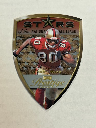 2000 PLAYOFF PRESTIGE JERRY RICE 488/500 STARS OF THE NFL DIE CUT 49ERS SP Z2