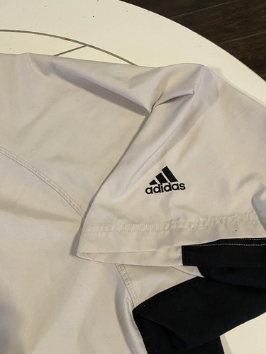Men's XXL adidas Windbreaker 1/4 Zip Climashell Black And Cream Color - Picture 4 of 5