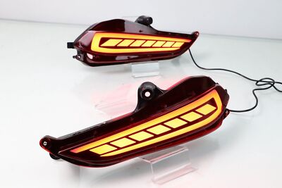 For Toyota Yaris 2017-2018 LED Rear Bumper Tail Brake Light Lamp 2pcs new