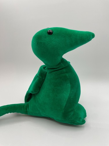 Manhattan Toy Co Green Pterodactyl Dinosaur Plush Stuffed 9" 10" 1993 Wings - Picture 3 of 9