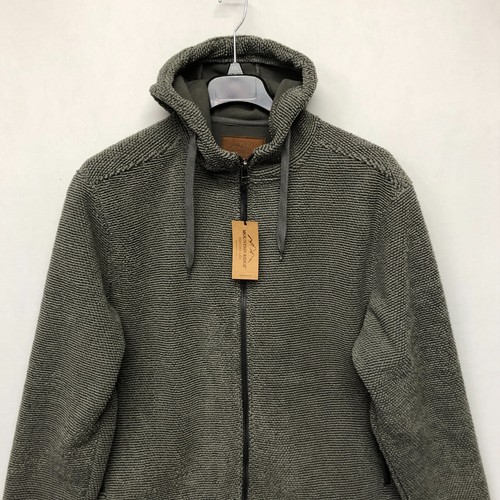 NWT Mountain Ridge Men Full Zip Hooded Fleece Jacket Size Large Gray B249 -24 - Picture 9 of 14