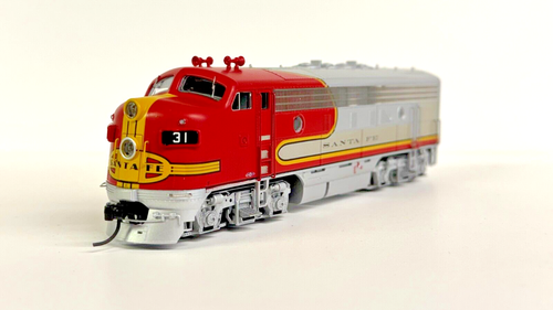 Broadway Limited BLI HO EMD F3A ATSF Santa Fe #31C with Sound, DC/DCC Decoder - Picture 7 of 12