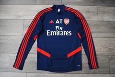 ADIDAS ARSENAL WARM TOP TRAINING LONGSLEEVE 2019 2020 SIZE SMALL BLUE EH5720