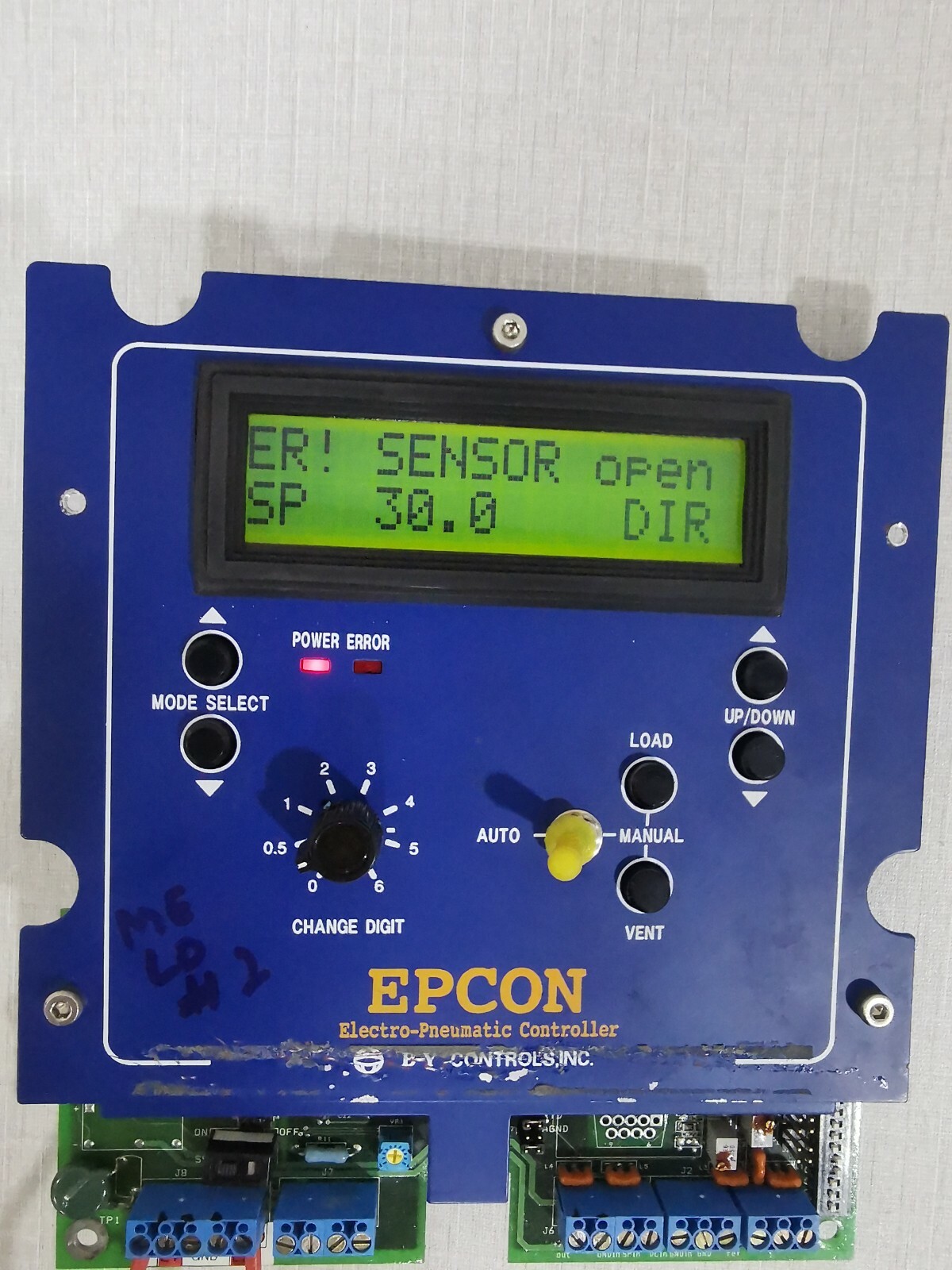 EPCON 1 Electro-Pneumatic Controller Rev 2.9