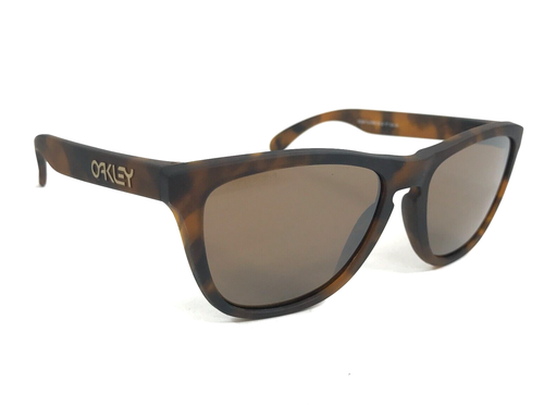 Oakley Sunglasses Frogskins OO9013-C555 Matte Brown Tortoise with Prizm Tungsten - Picture 3 of 12