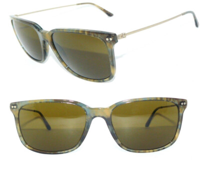ARMANI SONNENBRILLE GRÜN AR 8063 GOLD LUXUS HERREN BRILLE DAMEN TASCHE EA7 ETUI