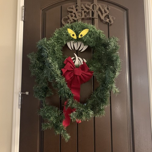 Nightmare Before Christmas Wreath w/teeth eBay