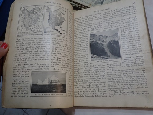 1920 Essentials of Geography First Book school book maps Brigham and McFarlane - Imagen 5 de 10