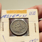 1853 Us 1/2 Half Cent Nice Xf