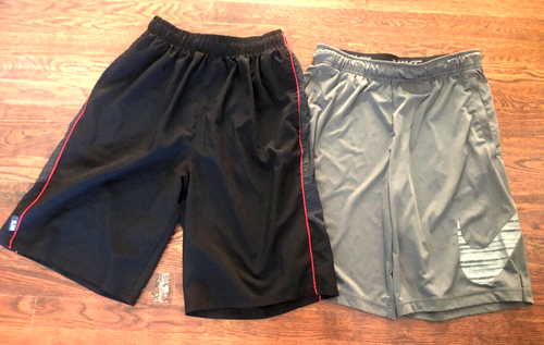 Nike Basketball Shorts Mens Large Gray Dri Fit Pre-owned w/ Bonus pair - Cheap! - Picture 2 of 4