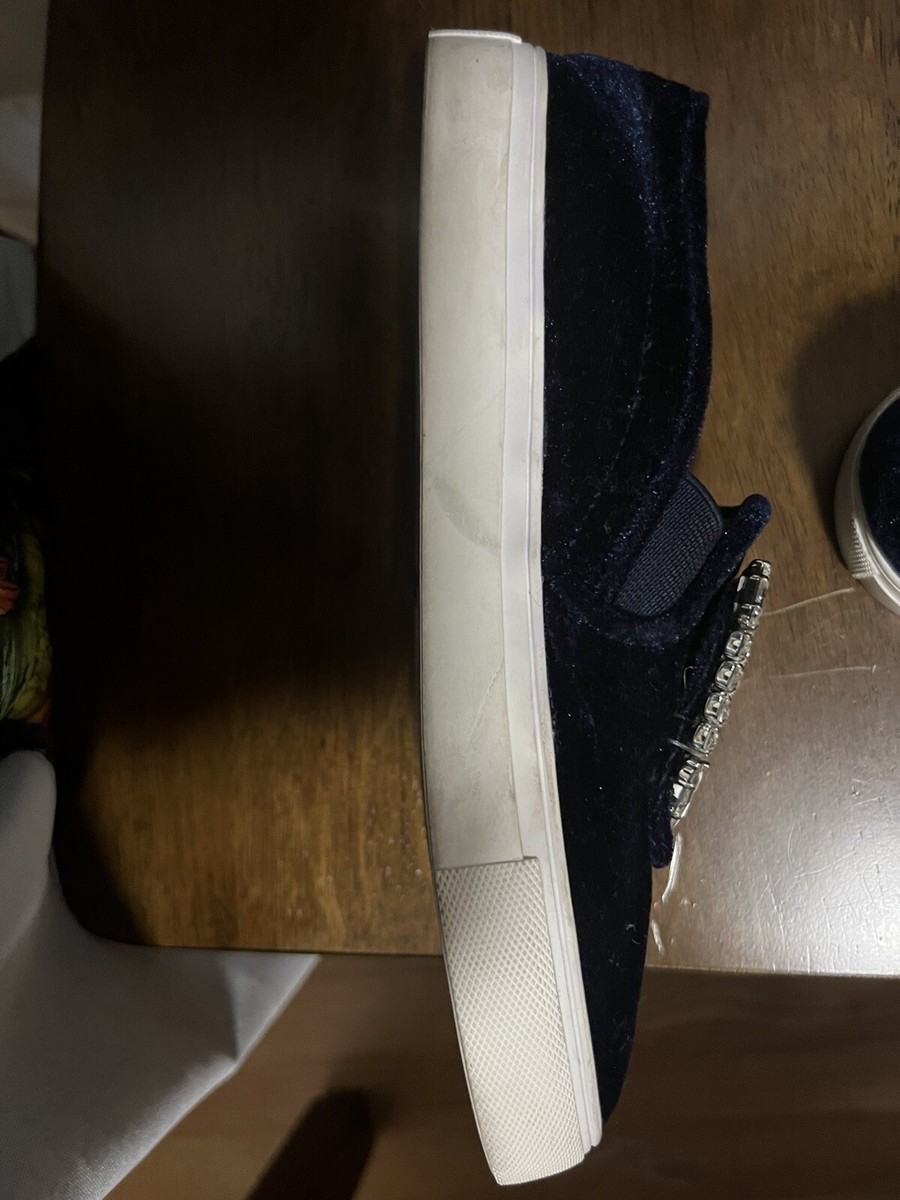 Karl lagerfeld velvet shoes sale