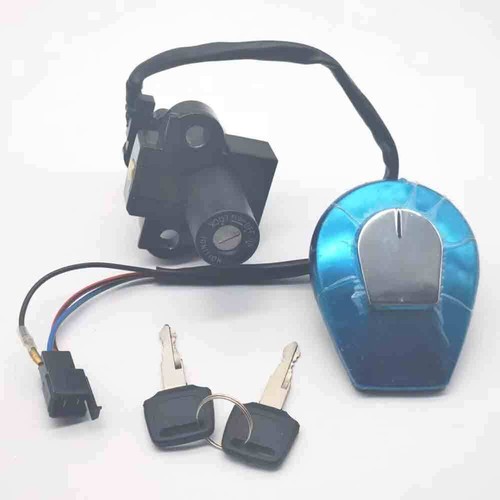 Ignition Switch Fuel Gas Cap Seat Lock Set For Honda Shadow 700 VT700C 1984-1987 - Picture 4 of 5