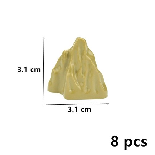 Rock Hill Mountain Landscape Fountain River Cave Bridge Building Block for Lego - Photo 25 sur 120
