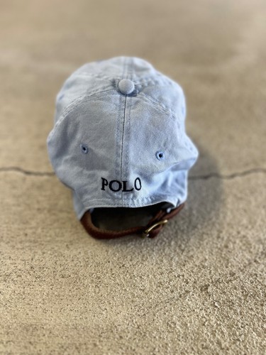 Vintage 90's Polo 5-Panel Pony Adjustable Strapback Hat One Size - Picture 3 of 6
