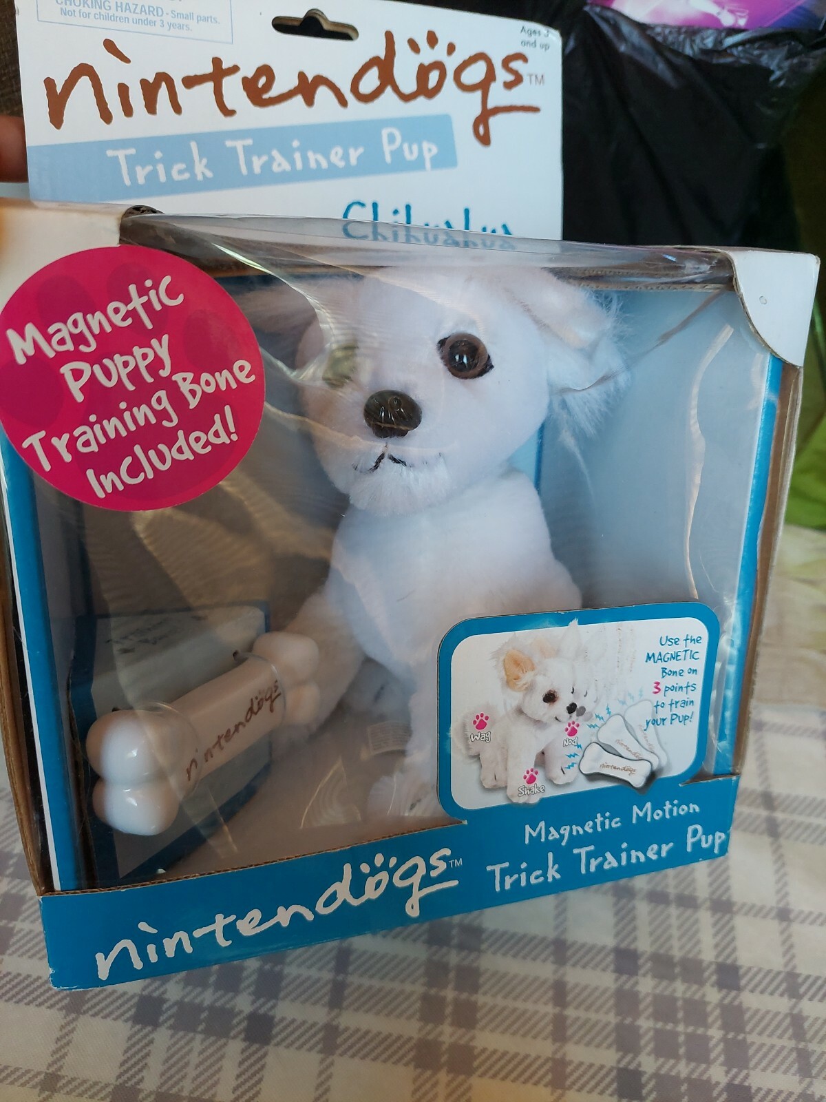 Nintendogs Trick Trainer Pup Chihuahua w training bone